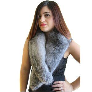 6279 Indigo Fox Fur Clip